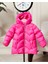 Kız Bebek Kapüşonlu Fermuarlı Şişme Mont 51351 1