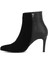 Elit Jasmina Kadın Hakiki Rugan Deri Klasik Topuklu Bot Siyah 3