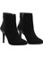 Elit Jasmina Kadın Hakiki Rugan Deri Klasik Topuklu Bot Siyah 4