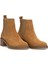 Elit Evelindra Kadın Hakiki Süet Deri Chelsea Bot Taba 4