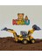 Oyuncak Buldozer Metal Kepçe Çift Taraflı Iş Makinası 1