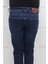 Fistan Store Erkek Lacivert Yüksek Bel Rahat Kesim Boru Paça Jean Pantolon 5