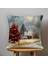 Çift Taraflı Dijital Baskı Kırlent Kılıfı Yılbaşı / Kış Manzarası / Christmas Desenli 2