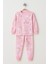 Çilek Desenli %100 Pamuk Kız Çocuk Pijama Takım 1