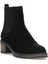 Elit Evelindra Kadın Hakiki Süet Deri Chelsea Bot Siyah 2