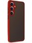 Samsung Galaxy S24 Kılıf Montreal Silikon Kapak - KIRMIZI-(5796) - N341J616-M94341 2