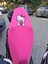 Hello Kıty Desenli Motosiklet Koltuk Kılıfı Neon Pembe Renkli 2