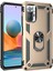 Xiaomi Redmi Note 10 Pro Kılıf Sofya Yüzüklü Silikon Kapak - GOLD-(5796) - N865J508-M76865 1