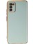 Samsung Galaxy A03S Kılıf Volet Silikon - Açık YEŞIL-(5796) - N061J476-M78061 2