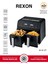 Airfryer Yağsız Fritöz Xl 4+4 8 Litre Dijital Ayrı Çift Hazneli Akıllı Pişirme Geniş Hacim 1