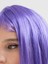 Bfs Lila Renk Uzun Düz Parti Peruğu 4