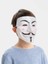 Bfs Beyaz Renk Pembe Yanaklı Ithal V For Vendetta Maskesi 3