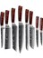 Japon Tarzı 8li Bıçak Seti 1
