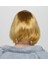 Bfs Altın Renk Düz Kesim Küt Parti Peruğu Kısa Takma Saç 1