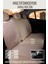 Fiat Siena Uyumlu Lüx Yarı Deri Bel Destekli Oto Koltuk Kılıfı Vera Serisi Bej Renk 7