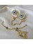 Altın Kaplama Nazar Boncuklu Zirkon Emzik Seti – Maşallah Iğnesi & Bebek Künyesi Dahil 2