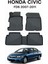 Honda Civic Fd6 2007-2011 Uyumlu 3D Oto Paspas Premium 5