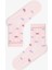 Gümüş Rengi Kız Çocuk Kalp Desenli 4'lü Soket Çorap 17