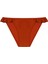 Turuncu Tuva Frill Side Bikini Altı 10