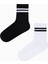 Erkek Çocuk Lines 3lü Tenis Çok Renkli Soket Çorap 8