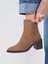 Hera Camel Süet Hakiki Deri Kadın Bot 1