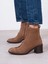 Hensy Camel Süet Hakiki Deri Kadın Bot 1