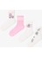 Çok Renkli Kız Çocuk Retro Vibes 4lü Soket Çorap 11