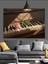 Piyano Tuşları Çiçek Müzik Dekoratif Kanvas - Mdf Ahşap Tablo 4