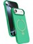 Yzlal Newface Apple Iphone 17 Air Regal Magsafe Standlı Kapak - Yeşil 1