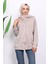 Taş Kapşonlu Fermuarlı Modal Sweat Hırka 1