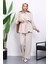 Taş Double Krep Tunik Pantolonlu Takım 1