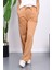 Bisküvi Bel Lastikli İki İplik Palazzo Eşofman Alt 3