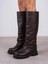 Ylva Kahve Hakiki Deri Kadın Çizme 3