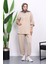 Taş Yaka Çıtçıtlı Tunik Pantolonlu Takım 2