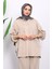 Taş Yaka Çıtçıtlı Tunik Pantolonlu Takım 3