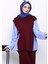 Mürdüm Garnili Tunik Pantolonlu Modal Takım 3