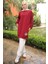 Bordo Bisiklet Yaka Armalı Tunik 3
