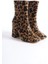 Kadın TLL Leopar Kalın Topuk Bot 6