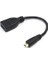 Micro HDMI To HDMI Çevirici Görüntü ve Ses Aktarım Kablosu 15 cm 5139 2