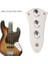 Jazz Bass Kolay Kurulum ve Uzun Servis Ömrü Için 500K Potansiyometre ile Kablolu Elektro Gitar Kontrol Plakası 5