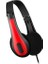 FHP-125R Mikrofonlu Kulak Üstü Siyah-Kırmızı Kulaklık 3