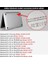 CMPT-156W 15" Macbook Pro A1707 A1990 Beyaz Kılıf Koruyucu Kapak (2016-2017-2018-2019 Üretim) 4