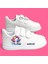 Rengarenk Tatlı Kedicik Baskılı Kız Çocuk Spor Ayakkabı Sneaker 1