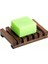Ahşap Sabunluk, El Yapımı, Banyo Için, Sabun ve Sünger Için (Koyu Ceviz) 2