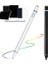 Aktif Kapasitif Kalem iPad Stylus Ios Android Uyumlu Tablet Boyama Kalemi Dokunmatik Ekran Kalemi Stylus Kalem Kumaş Kafa Evrensel Beyaz 2
