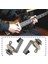 Lord Of The Tools 2 Adet Gitar Giriş Jakı 6.5mm Jack Mono Paneli Dağı Priz 1/4 Inç Kadın Gitar Giriş Jakı Gitar Bas Hoparlörler Için M9X0.75 Siyah 2