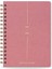 A5 Spiralli Keten 16 Aylık Akademik Ajanda - Pembe 3