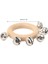 Handbell Müzik Aleti El Çıngırağı, 2 Adet 8 cm Çapında Çalkalayıcı Müzik Aleti Dans, Parti, Toplama, Pirinç Kaplama, Tutması Kolay 2