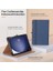 Case For Samsung Galaxy Tab A9 Plus 11" 2023 (SM-X210/SM-X216/SM-X218), Pu Leather Multi-Angle Viewing Folding Stand Cover Case With Hand Strap, Front Pocket, Auto Wake/sleep, Denim Blue & Brown 5