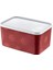 No Frost Saklama Kabı 2600 ml Carmen Kırmızı 2